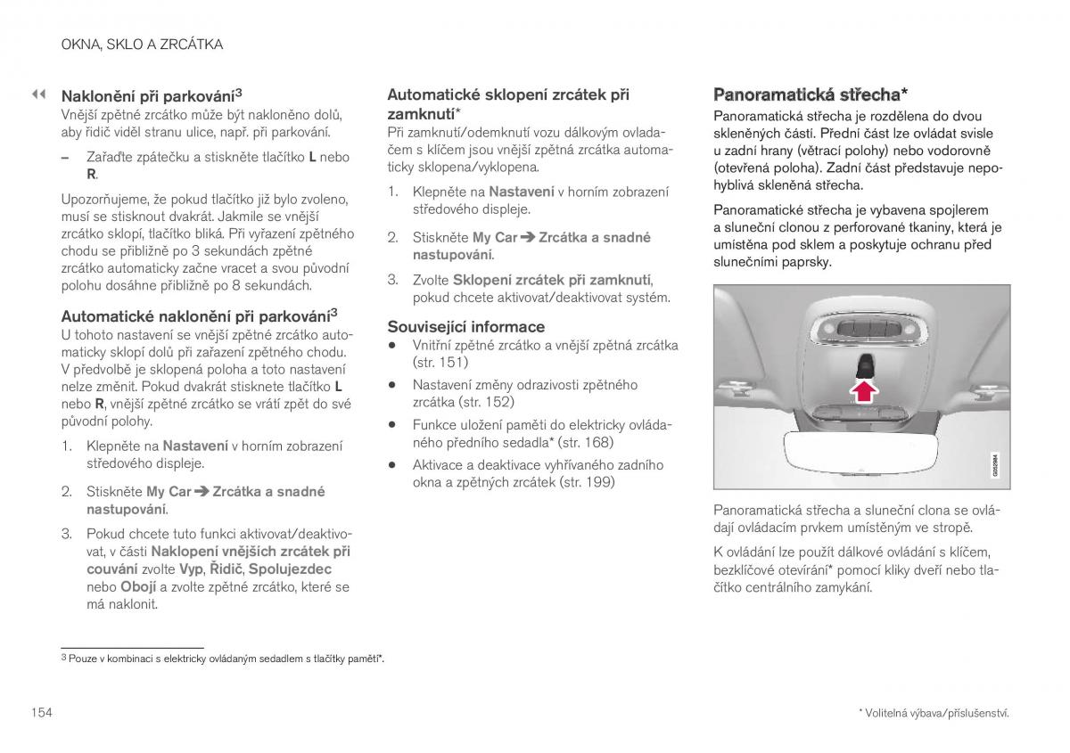 Volvo XC40 navod k obsludze / page 156