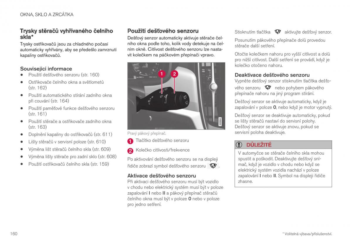 Volvo XC40 navod k obsludze / page 162