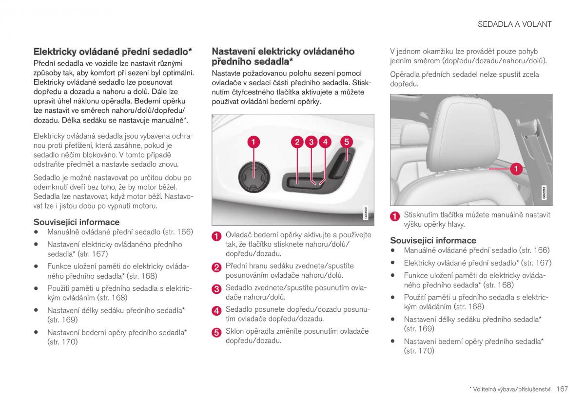 Volvo XC40 navod k obsludze / page 169