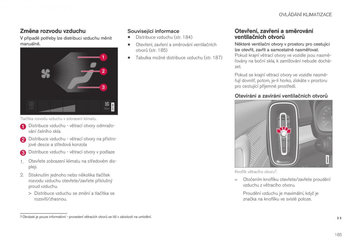 Volvo XC40 navod k obsludze / page 187