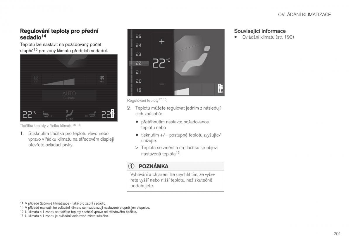 Volvo XC40 navod k obsludze / page 203