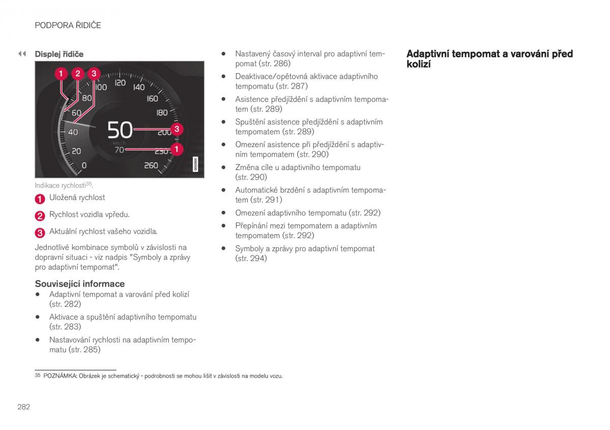 Volvo XC40 navod k obsludze / page 284