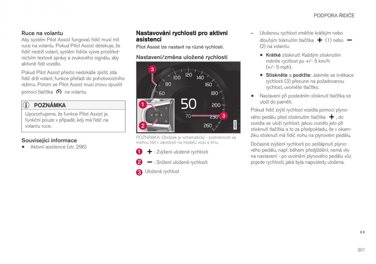 Volvo XC40 navod k obsludze / page 303