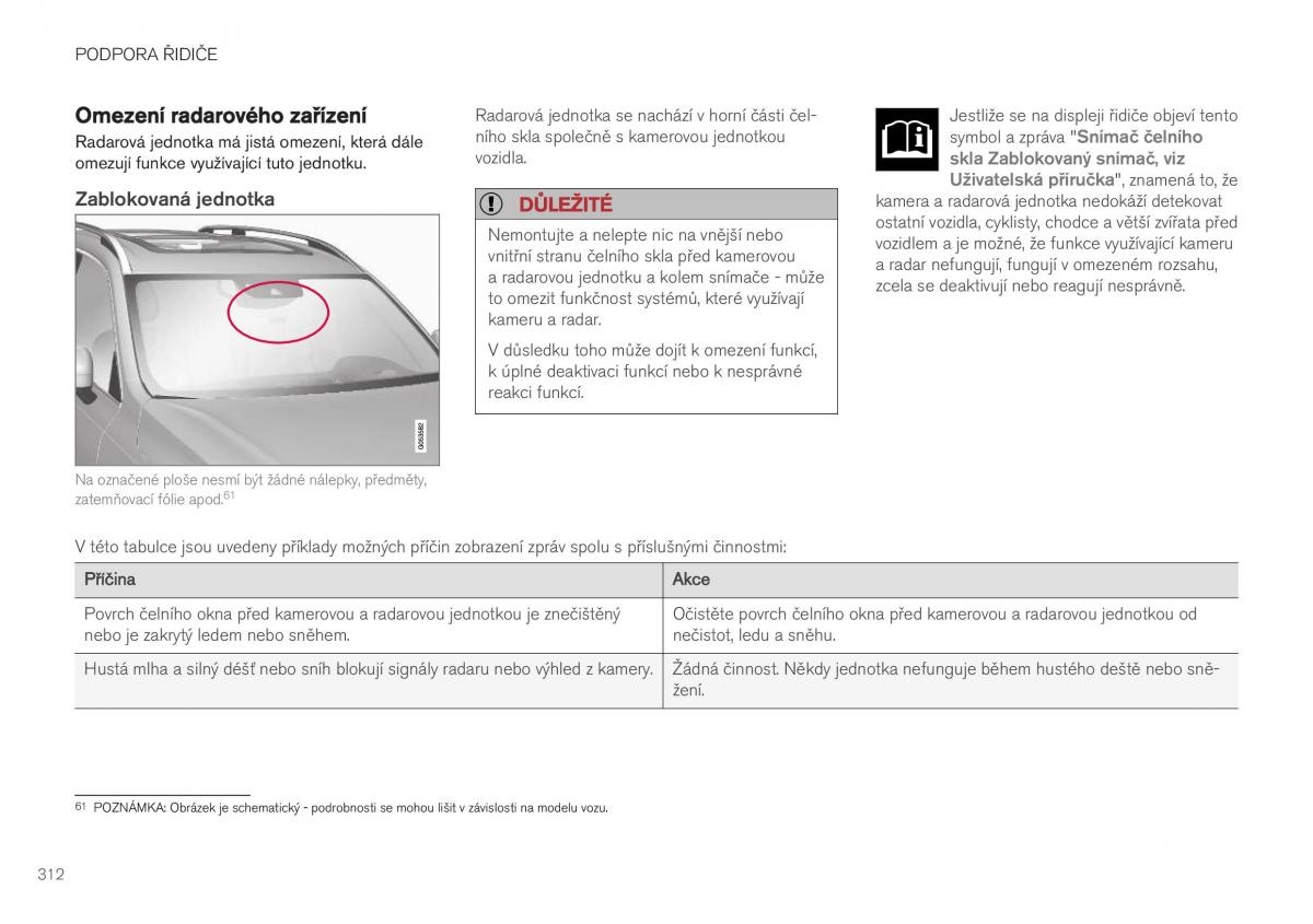 Volvo XC40 navod k obsludze / page 314