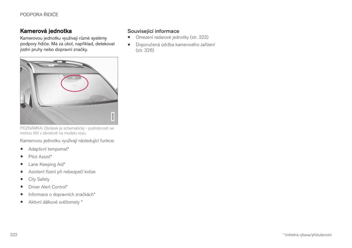 Volvo XC40 navod k obsludze / page 324