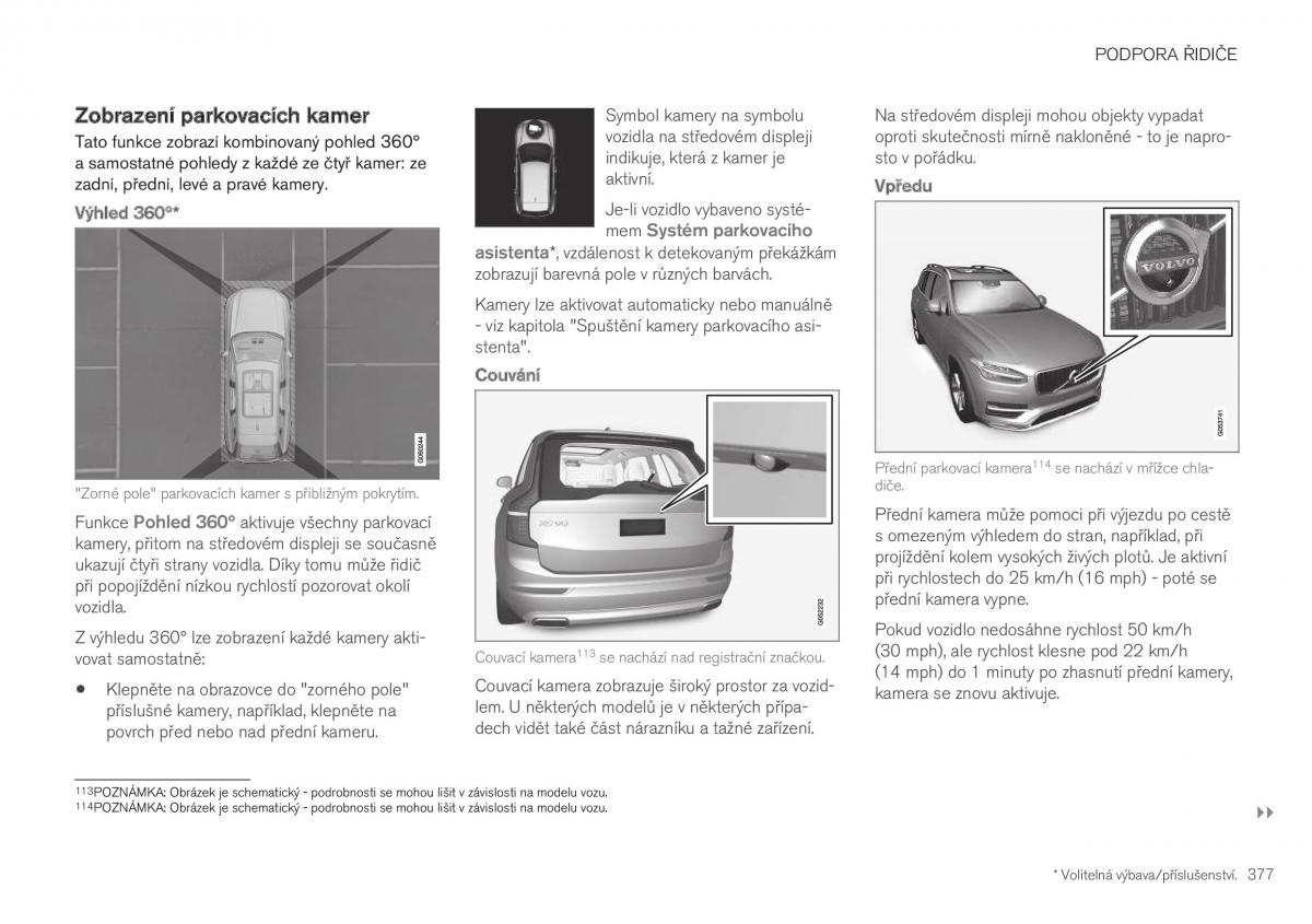 Volvo XC40 navod k obsludze / page 379