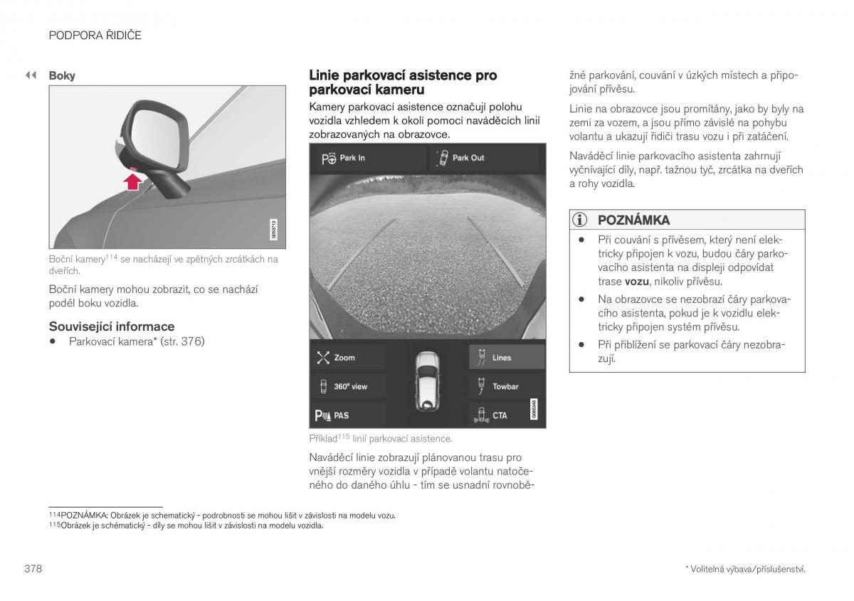 Volvo XC40 navod k obsludze / page 380