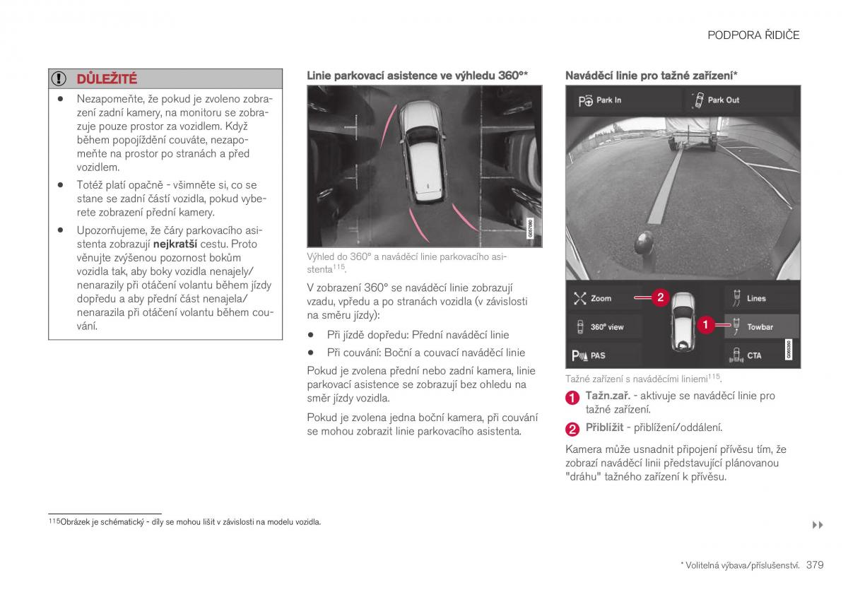 Volvo XC40 navod k obsludze / page 381