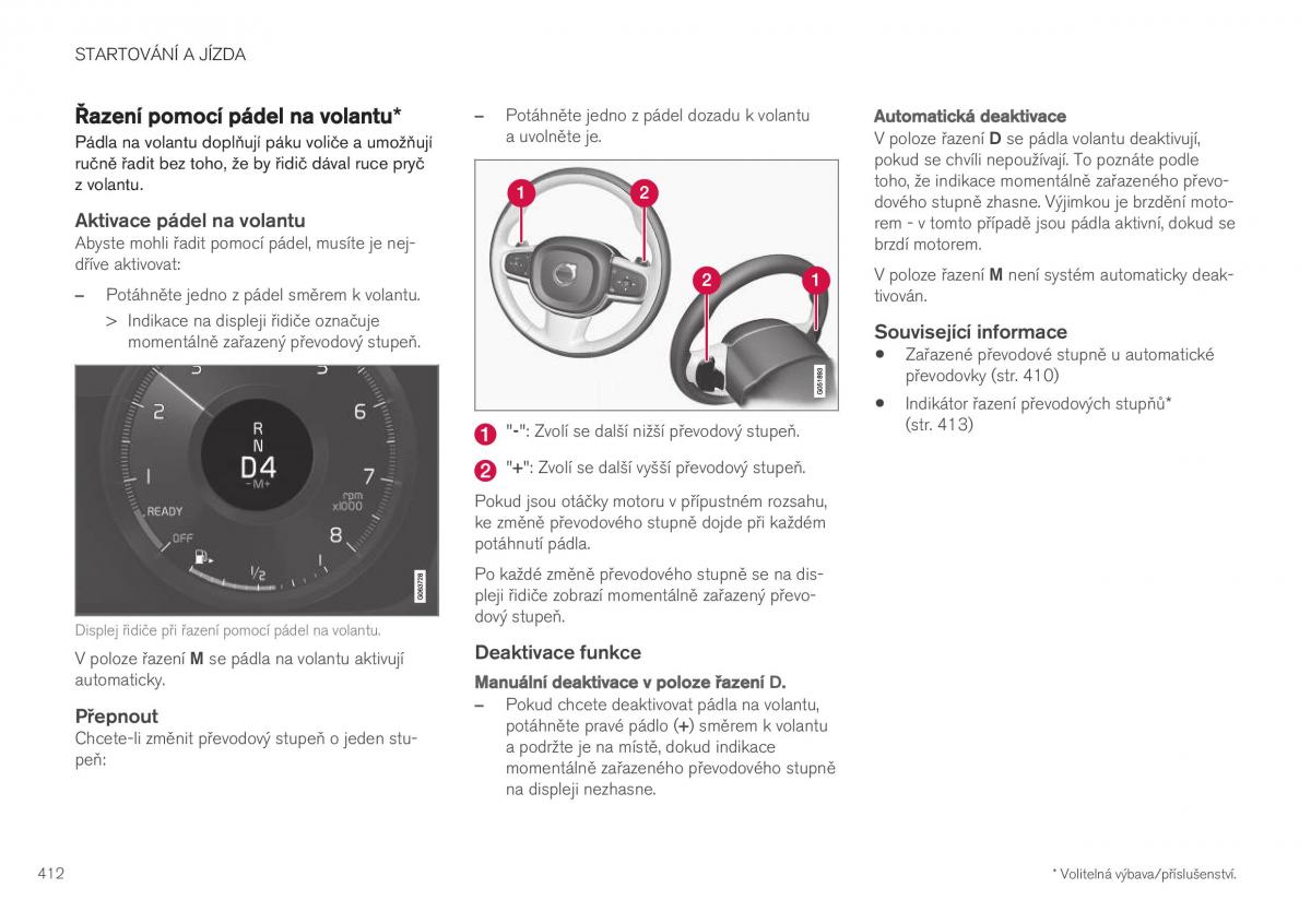 Volvo XC40 navod k obsludze / page 414