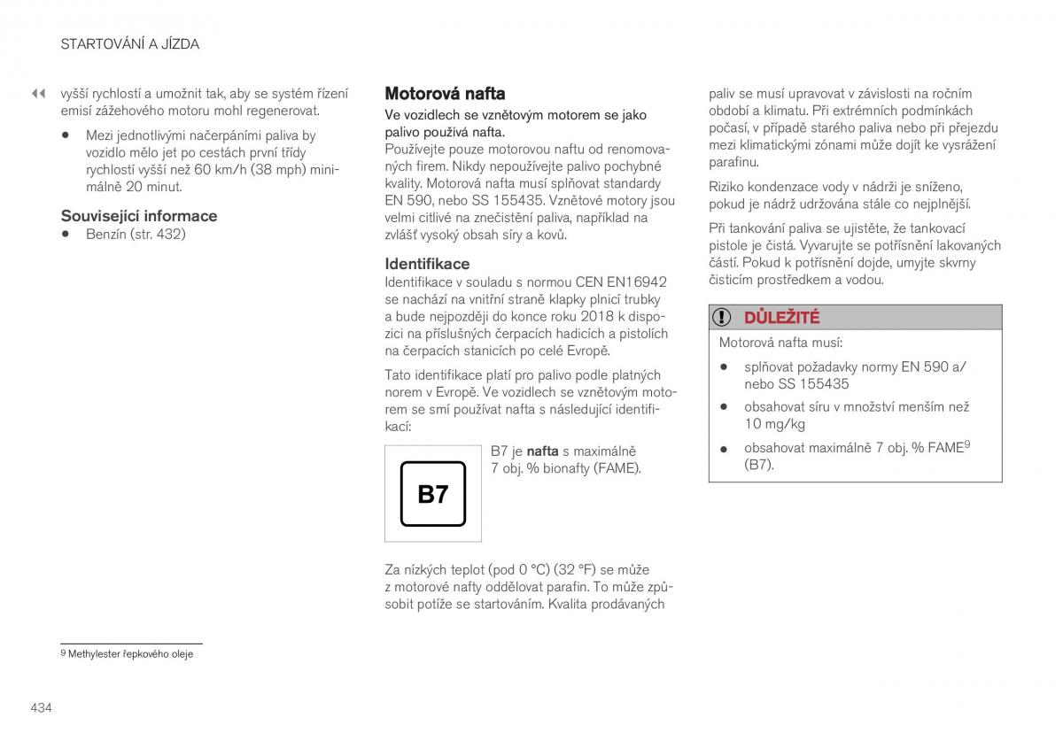 Volvo XC40 navod k obsludze / page 436