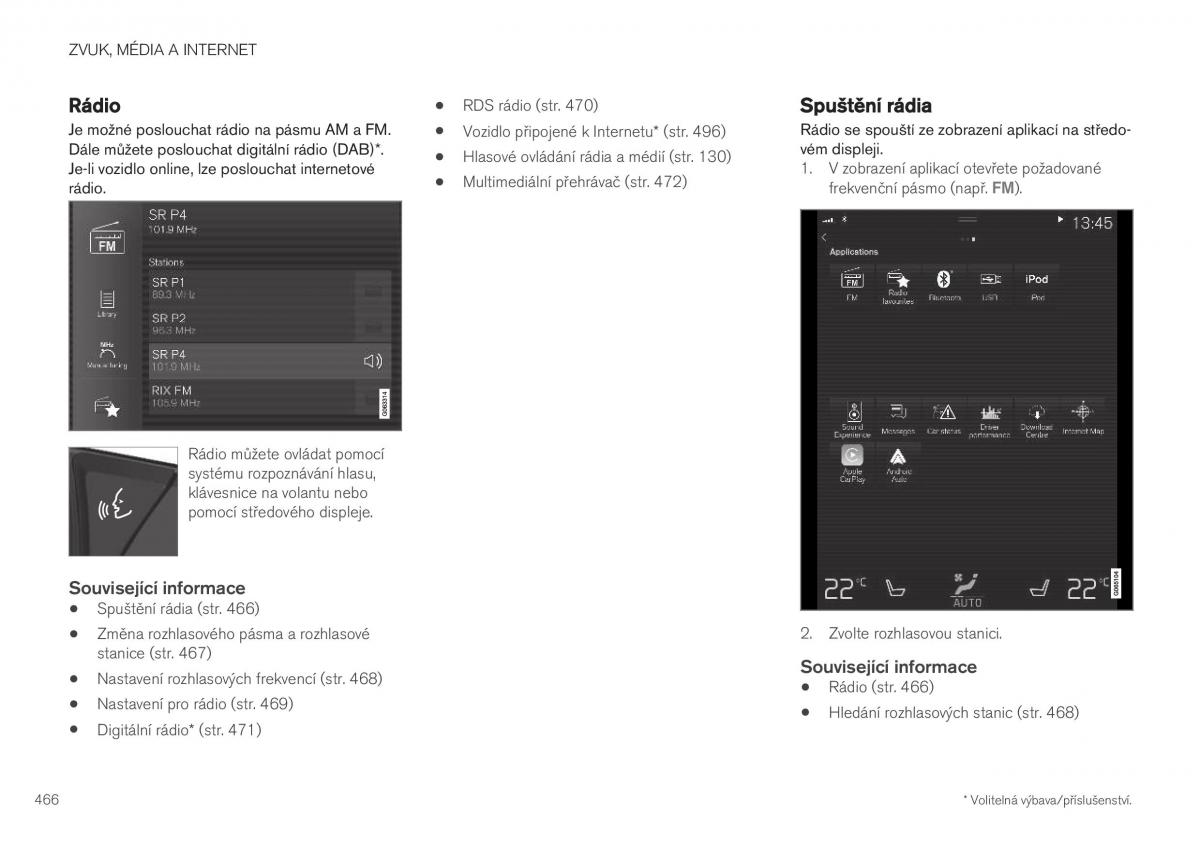 Volvo XC40 navod k obsludze / page 468