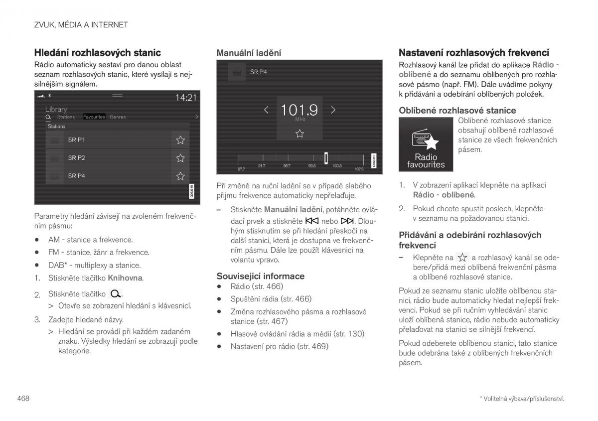 Volvo XC40 navod k obsludze / page 470