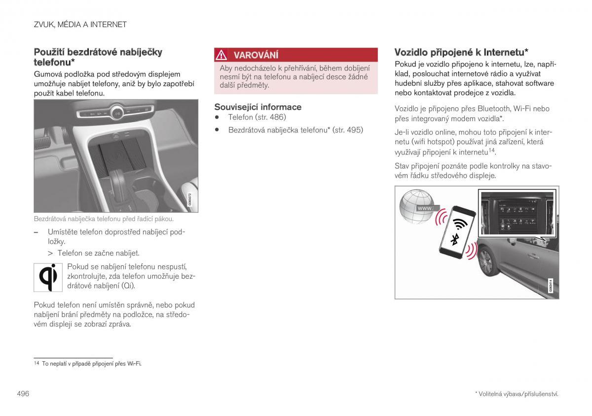 Volvo XC40 navod k obsludze / page 498