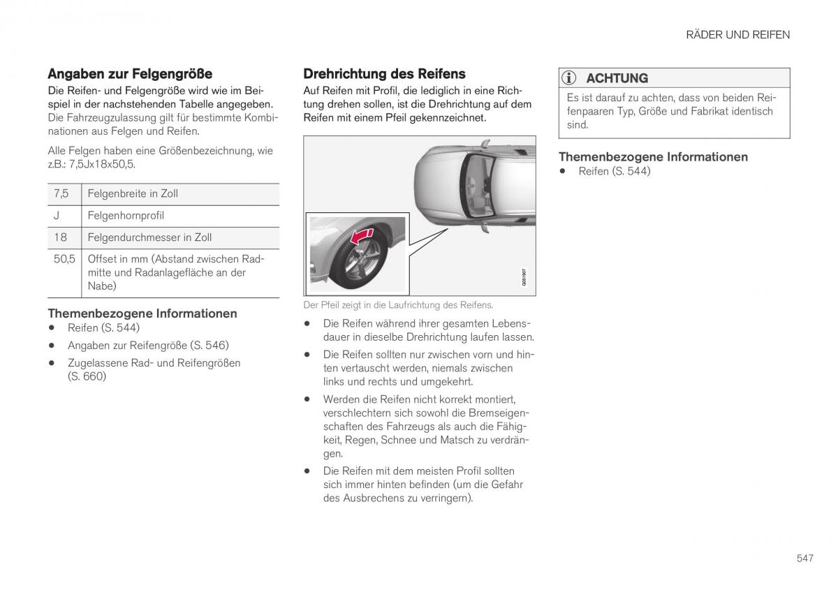 Volvo XC40 Handbuch / page 549