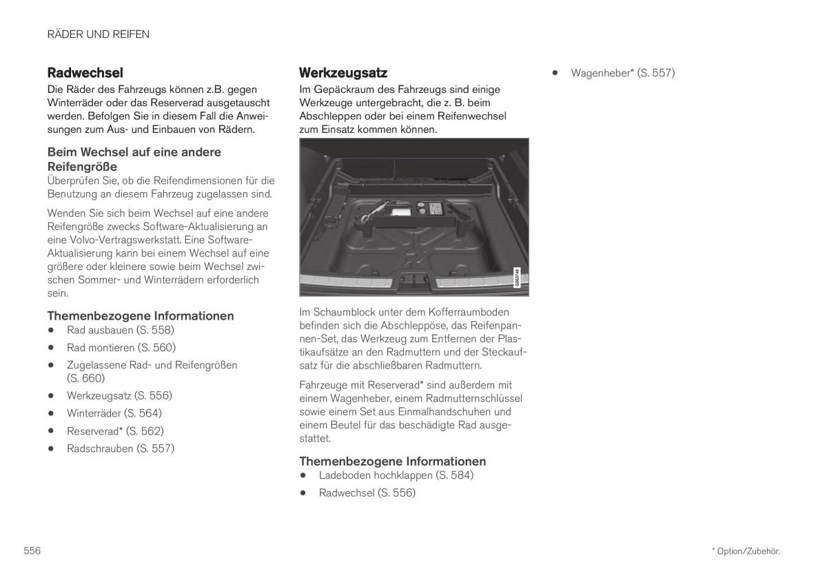 Volvo XC40 Handbuch / page 558