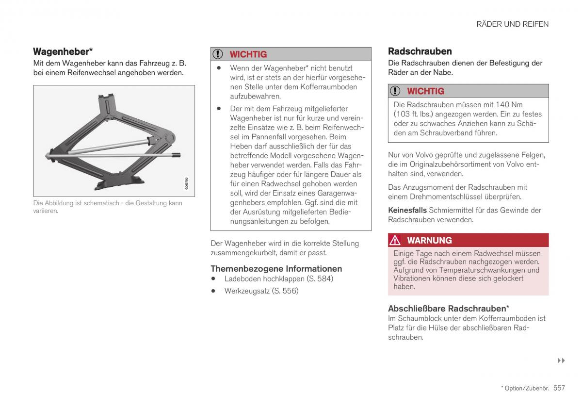 Volvo XC40 Handbuch / page 559