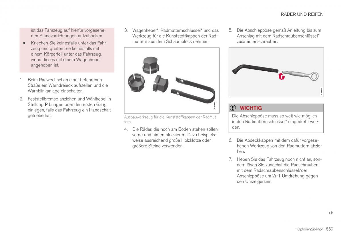 Volvo XC40 Handbuch / page 561