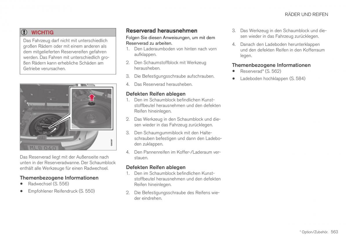 Volvo XC40 Handbuch / page 565