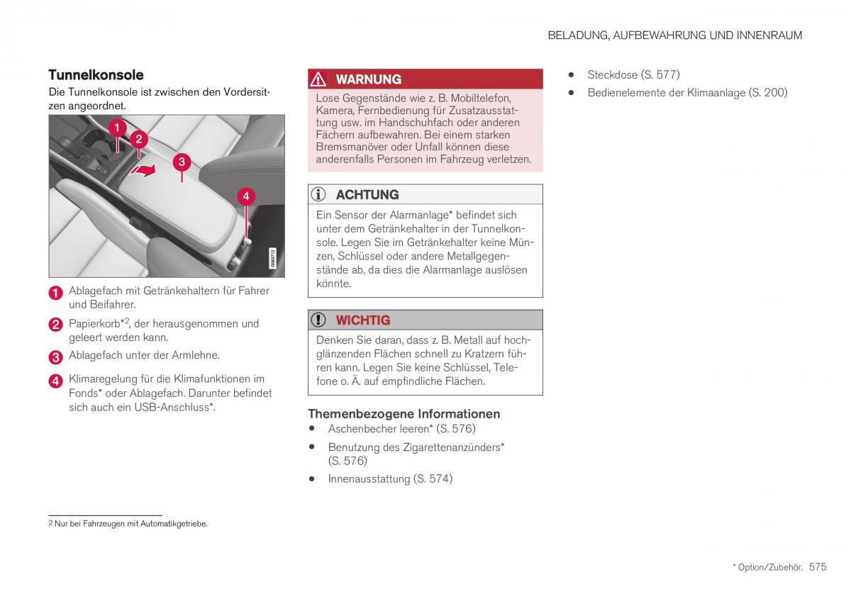 Volvo XC40 Handbuch / page 577