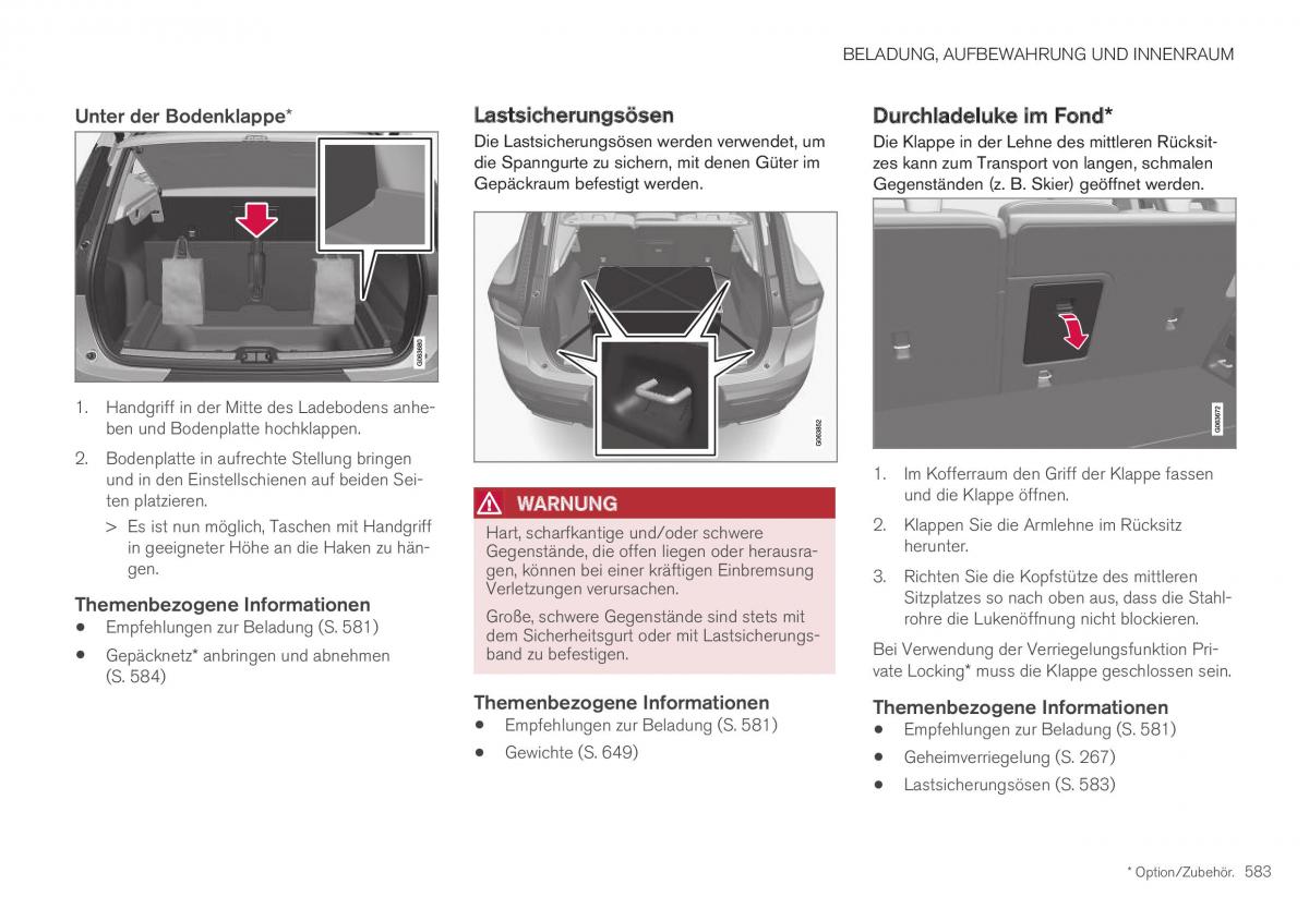 Volvo XC40 Handbuch / page 585