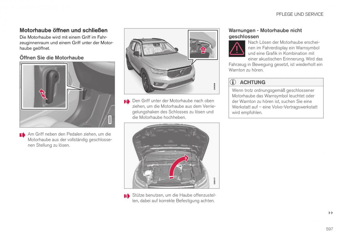 Volvo XC40 Handbuch / page 599