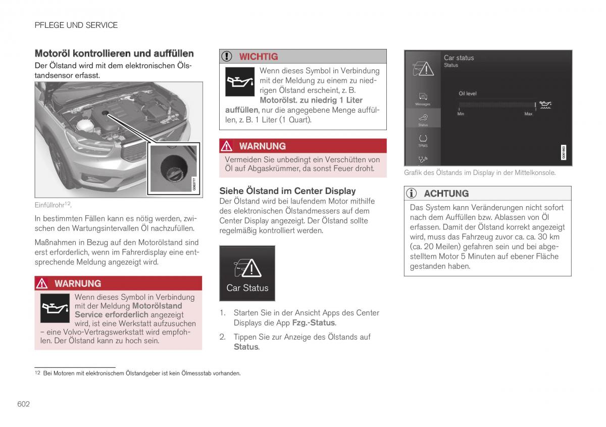 Volvo XC40 Handbuch / page 604