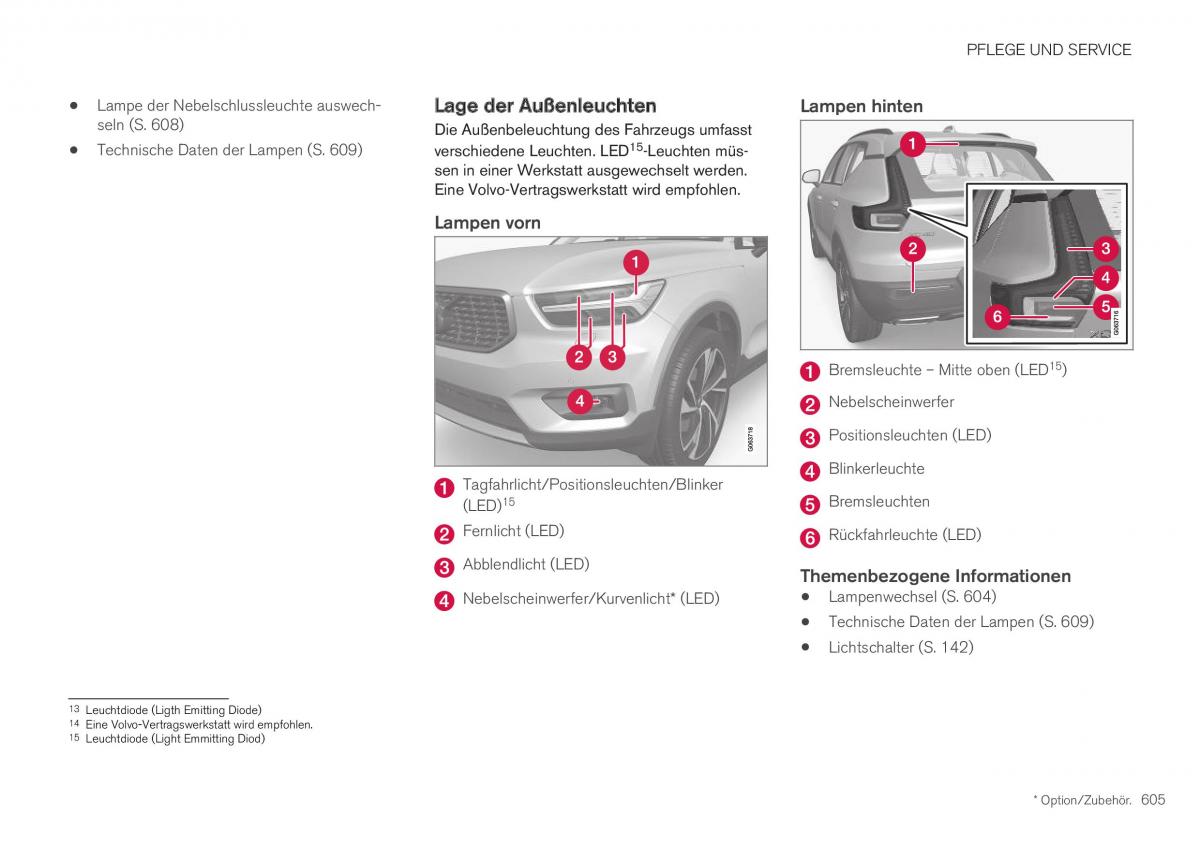 Volvo XC40 Handbuch / page 607