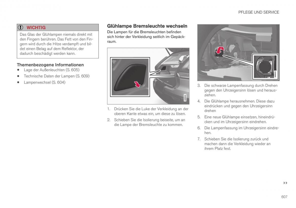 Volvo XC40 Handbuch / page 609