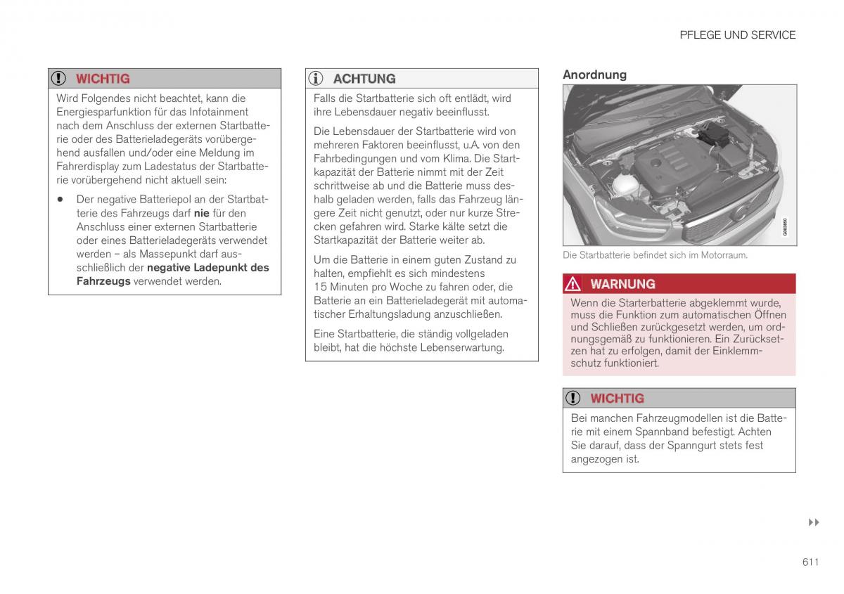 Volvo XC40 Handbuch / page 613