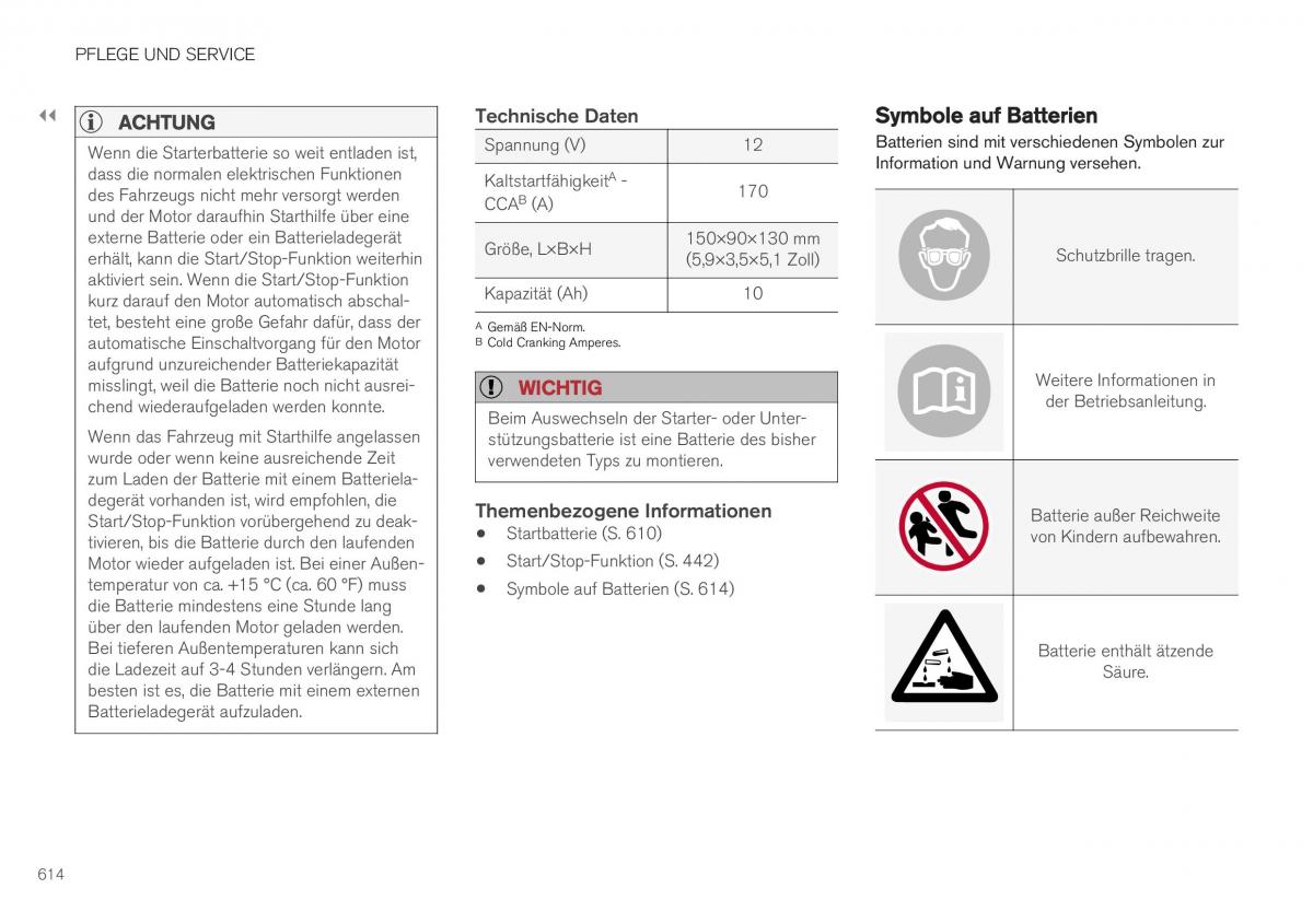 Volvo XC40 Handbuch / page 616