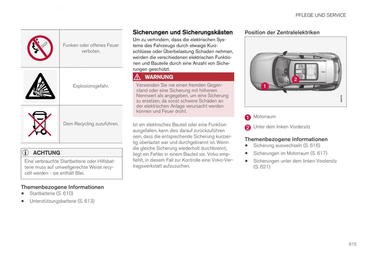 Volvo XC40 Handbuch / page 617