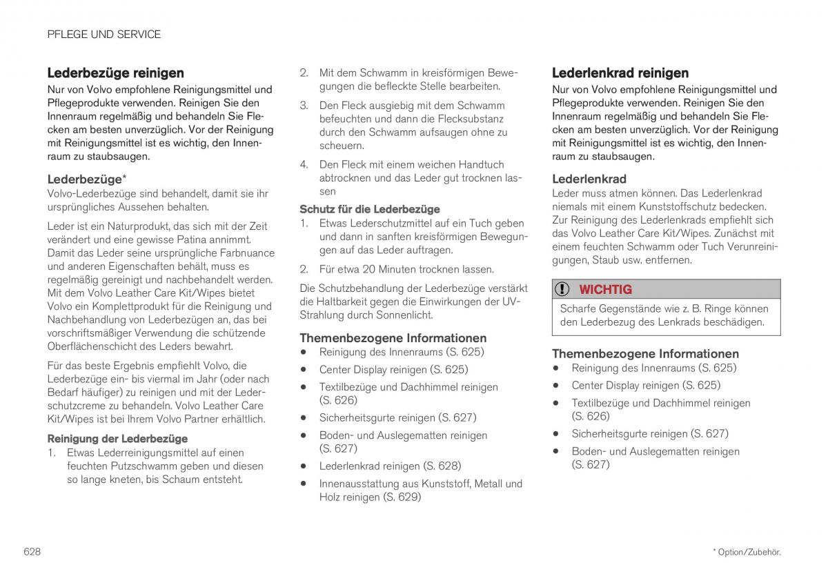 Volvo XC40 Handbuch / page 630