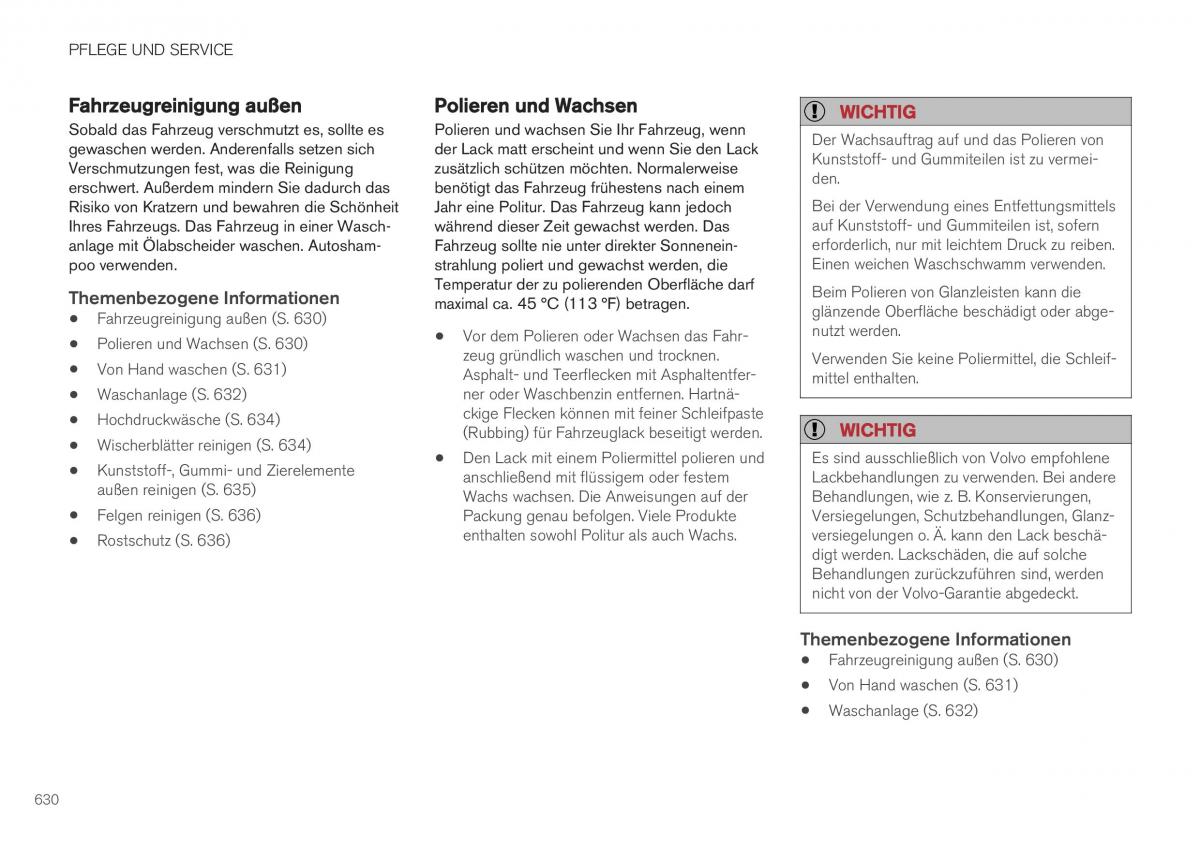 Volvo XC40 Handbuch / page 632