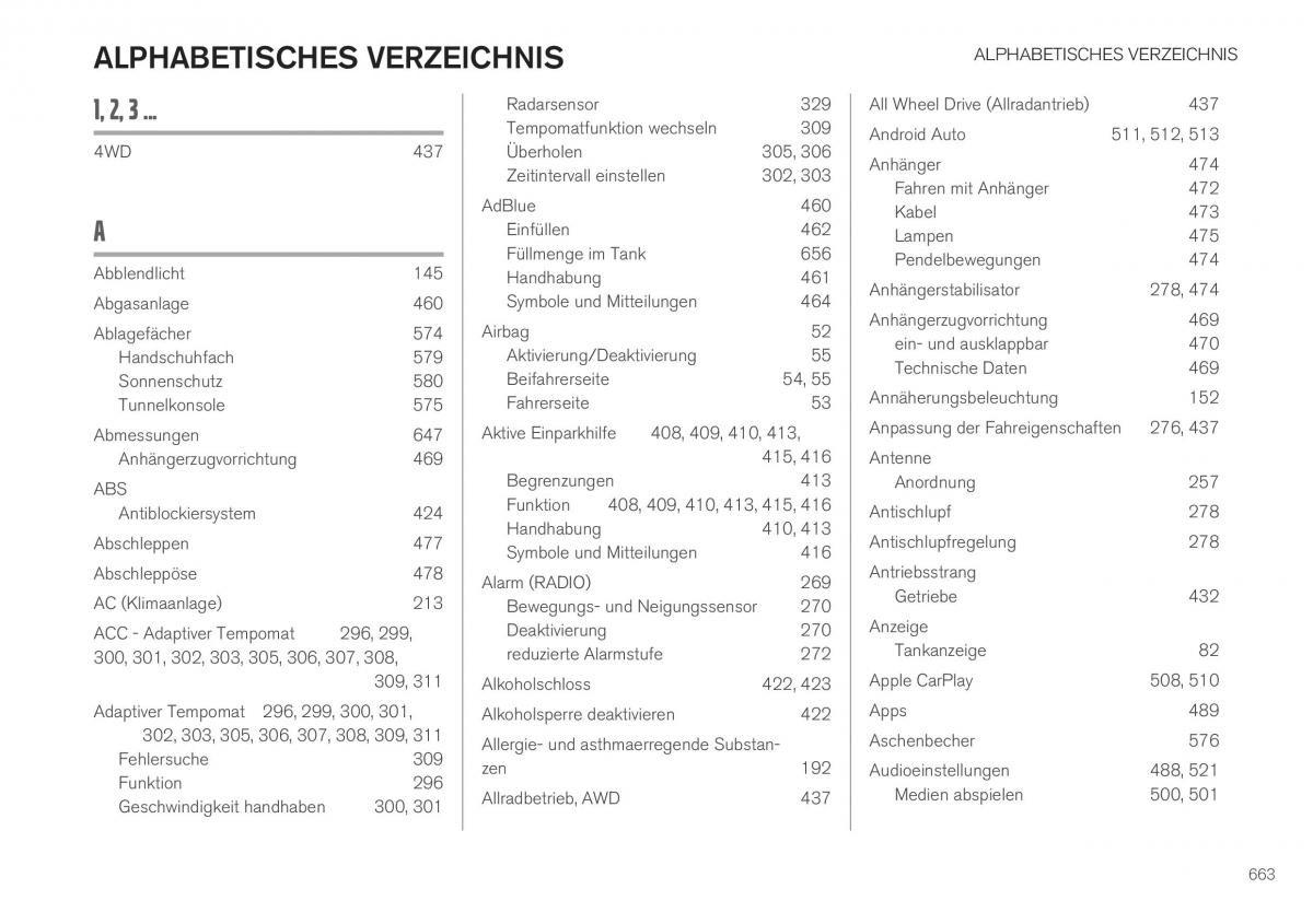 Volvo XC40 Handbuch / page 665