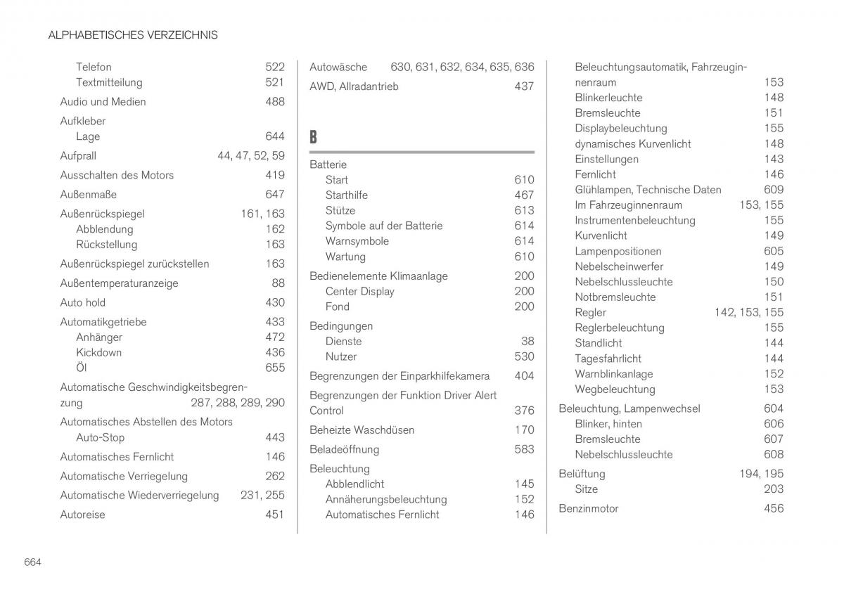 Volvo XC40 Handbuch / page 666