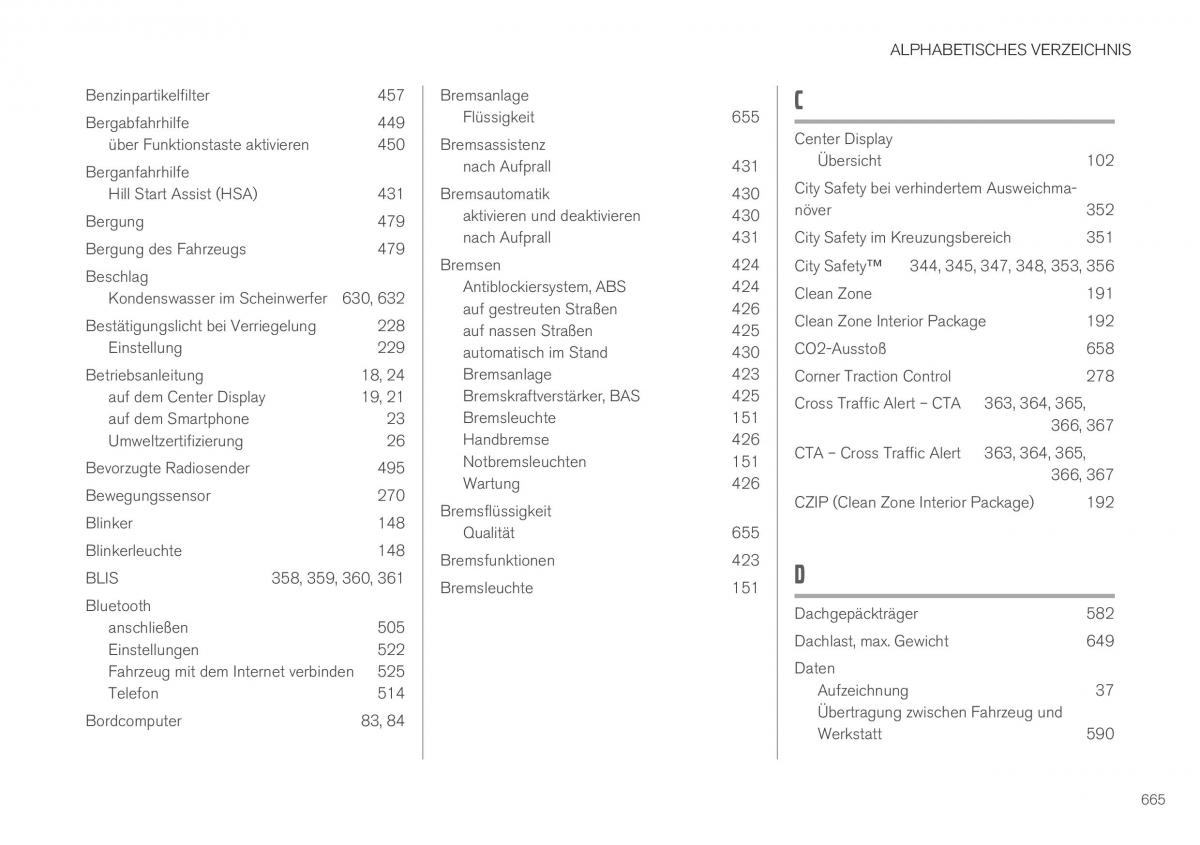 Volvo XC40 Handbuch / page 667