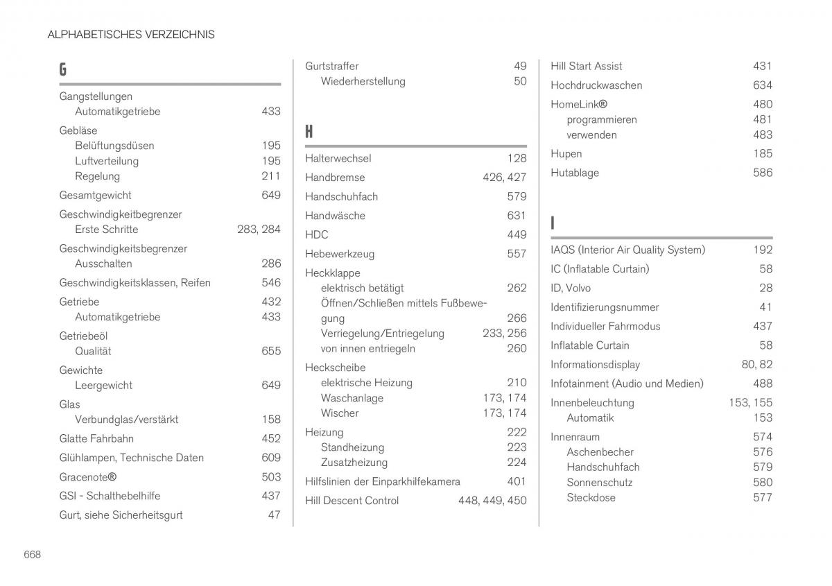 Volvo XC40 Handbuch / page 670