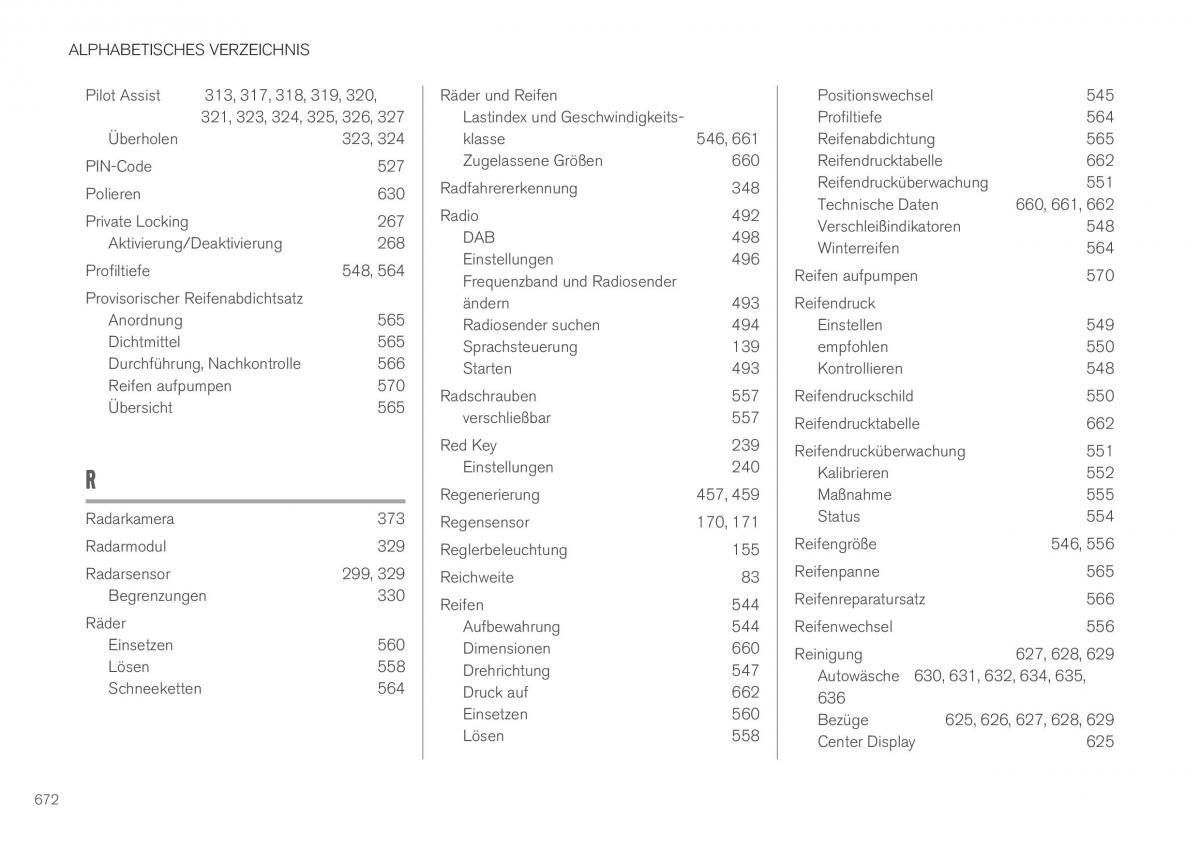 Volvo XC40 Handbuch / page 674