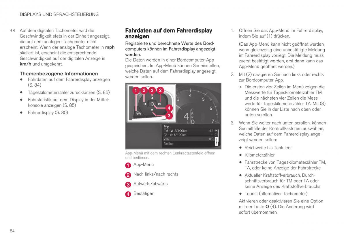 Volvo XC40 Handbuch / page 86