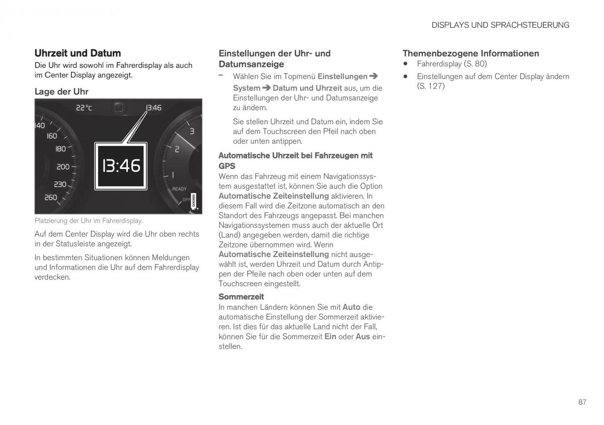 Volvo XC40 Handbuch / page 89