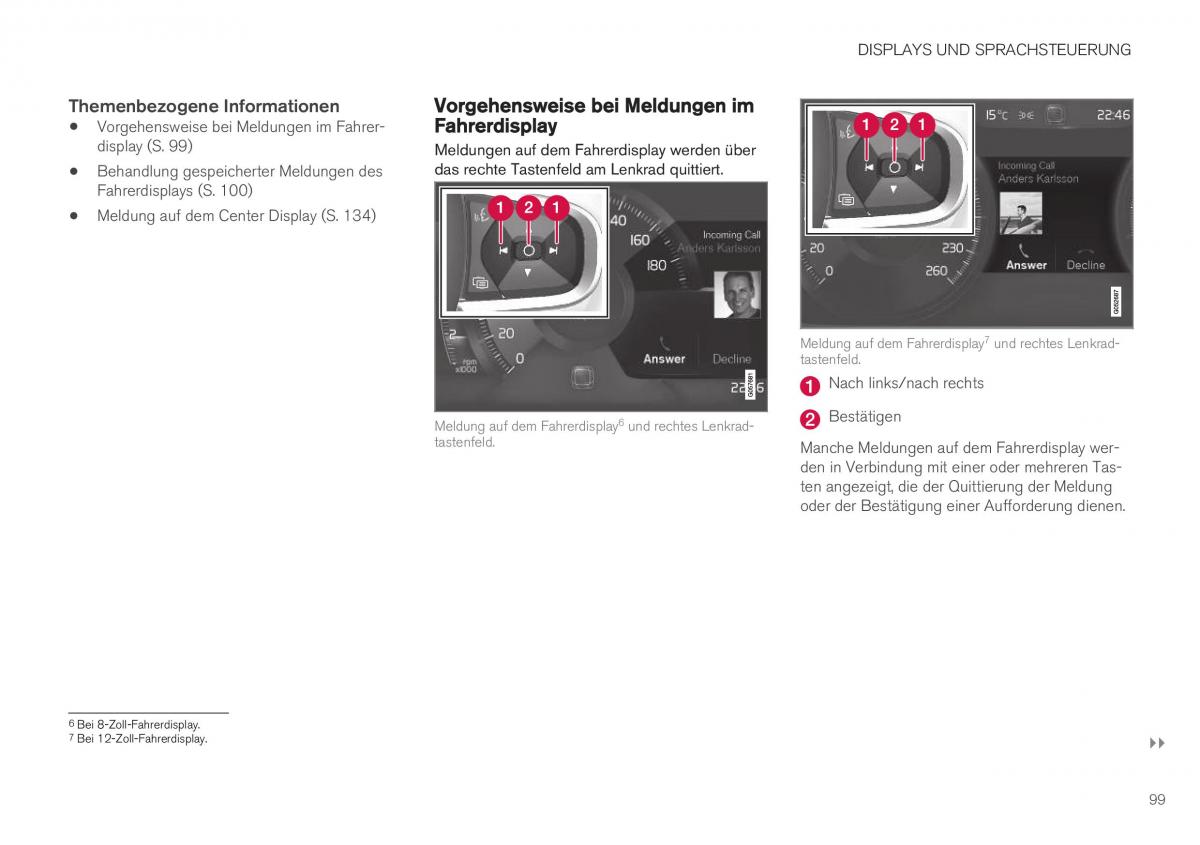 Volvo XC40 Handbuch / page 101