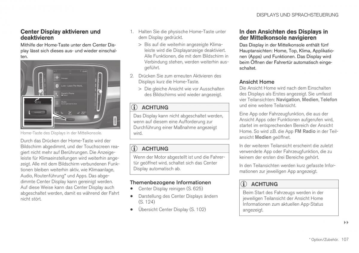 Volvo XC40 Handbuch / page 109