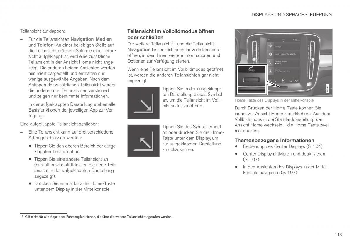 Volvo XC40 Handbuch / page 115