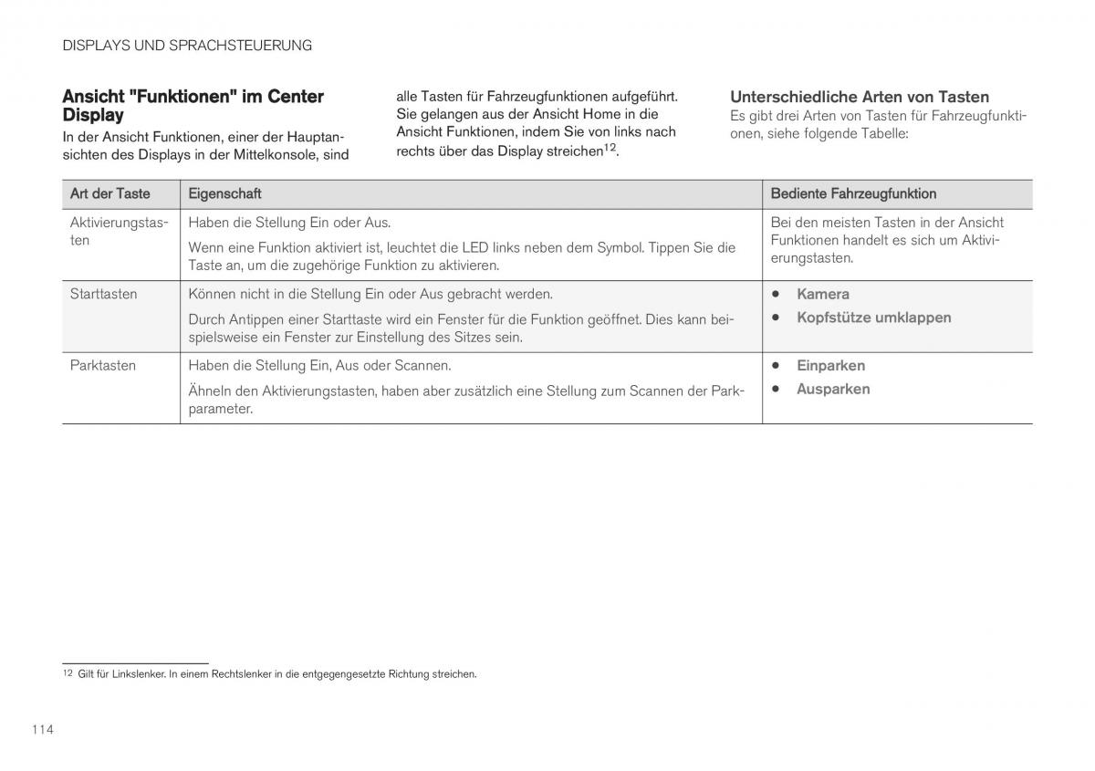 Volvo XC40 Handbuch / page 116