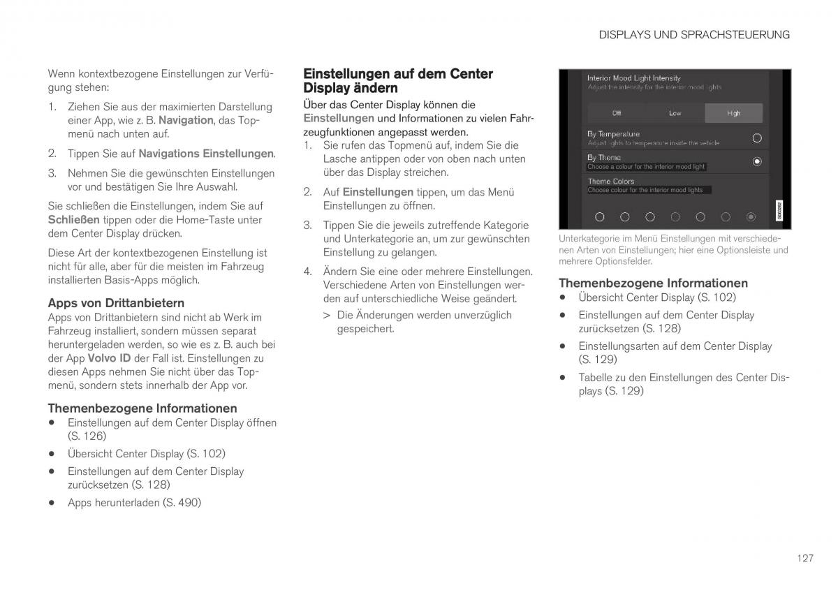 Volvo XC40 Handbuch / page 129