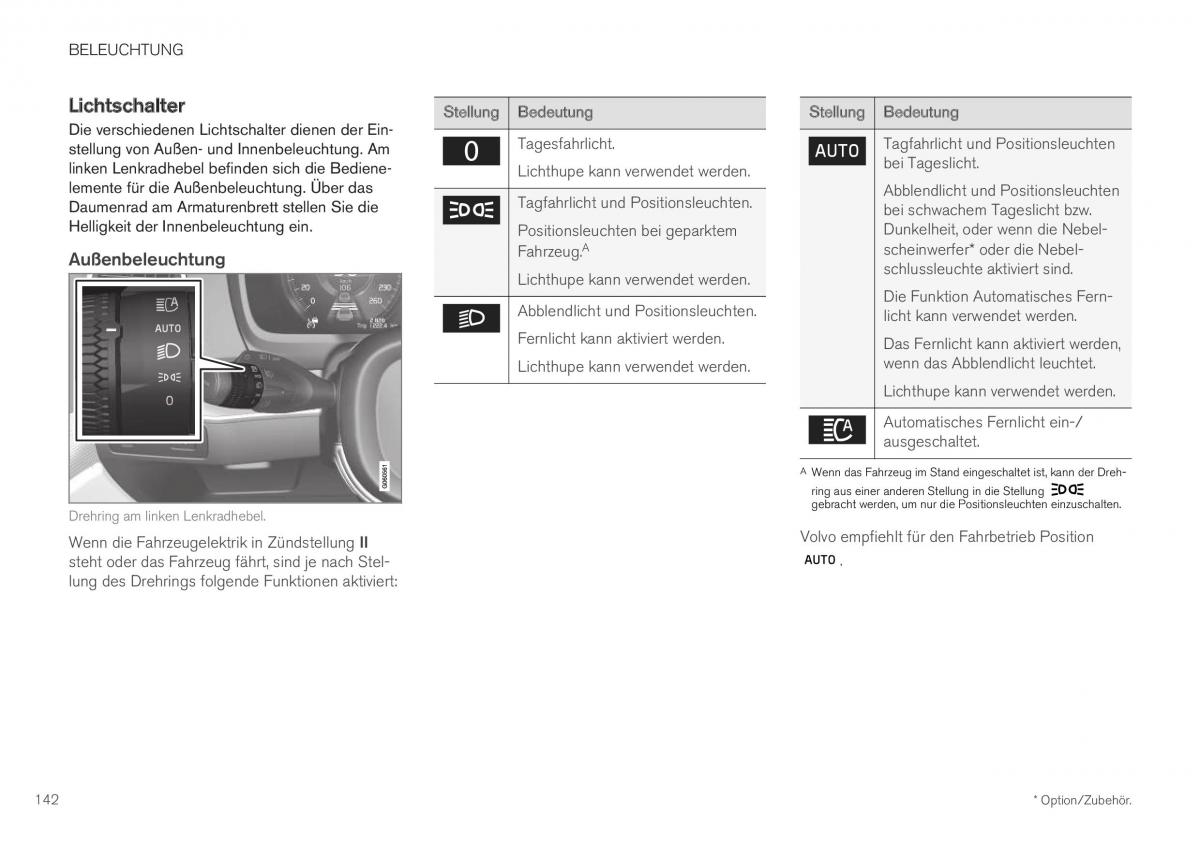 Volvo XC40 Handbuch / page 144