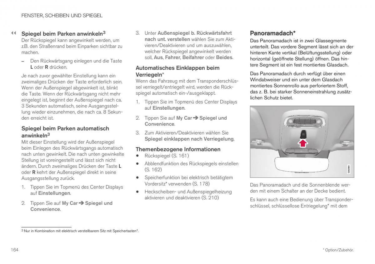 Volvo XC40 Handbuch / page 166