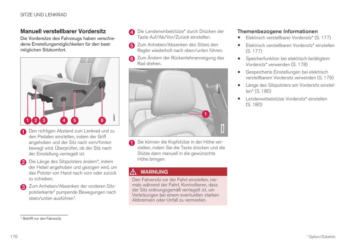 Volvo XC40 Handbuch / page 178