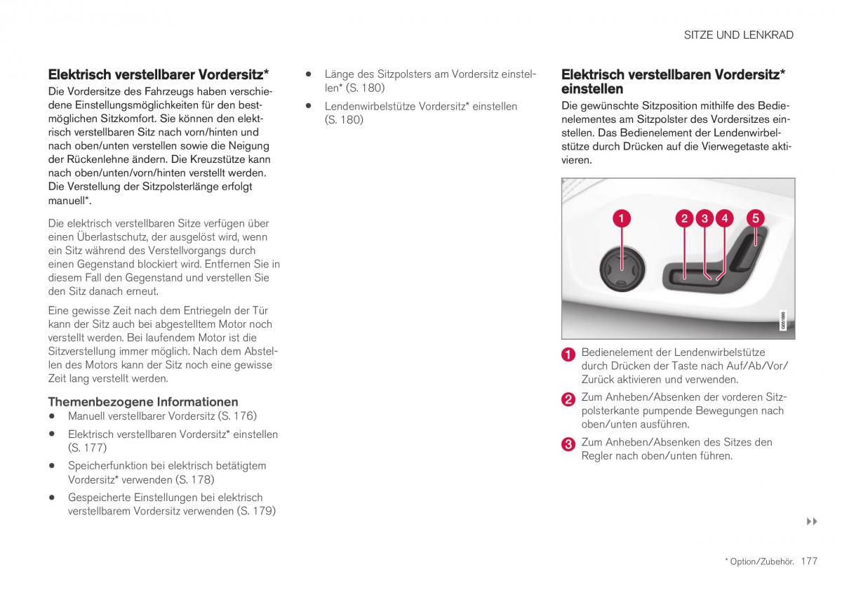 Volvo XC40 Handbuch / page 179