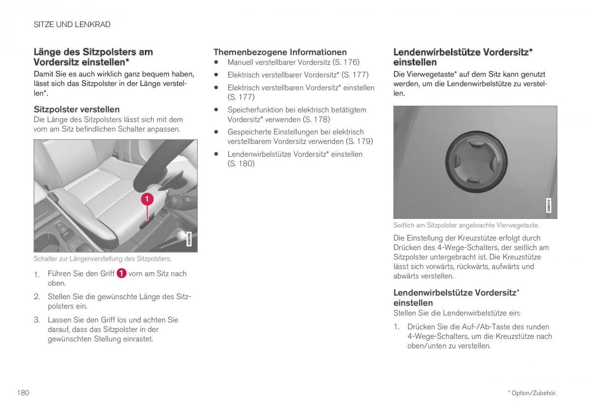 Volvo XC40 Handbuch / page 182